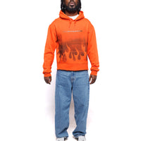 “Your Future Self Requires Change” Cropped Hoodie – Small