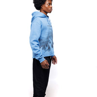 “Your Future Self is Rooting for You” Cropped Hoodie – Small