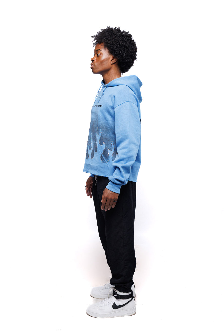 “Your Future Self is Rooting for You” Cropped Hoodie – Small