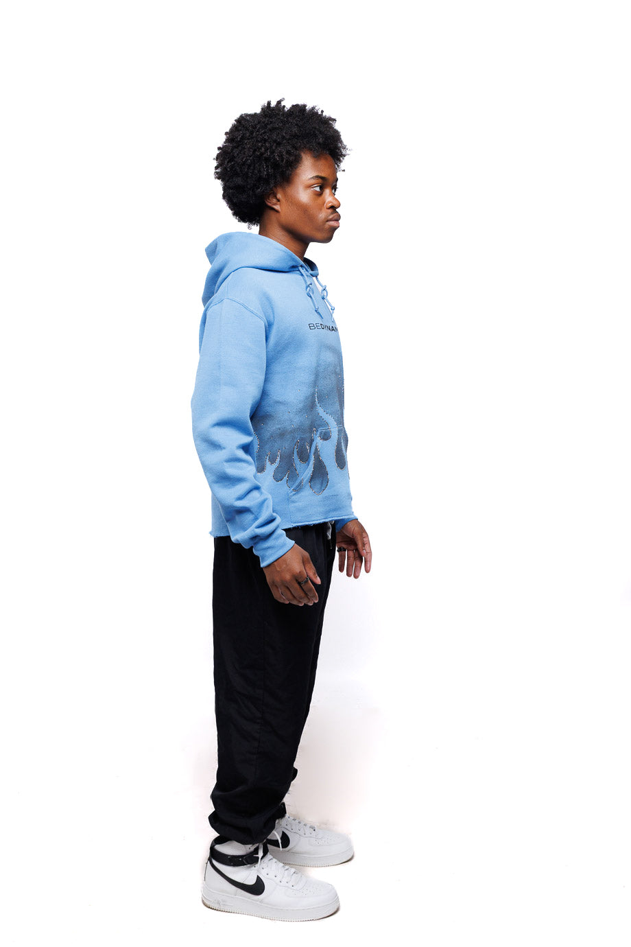“Your Future Self is Rooting for You” Cropped Hoodie – Small