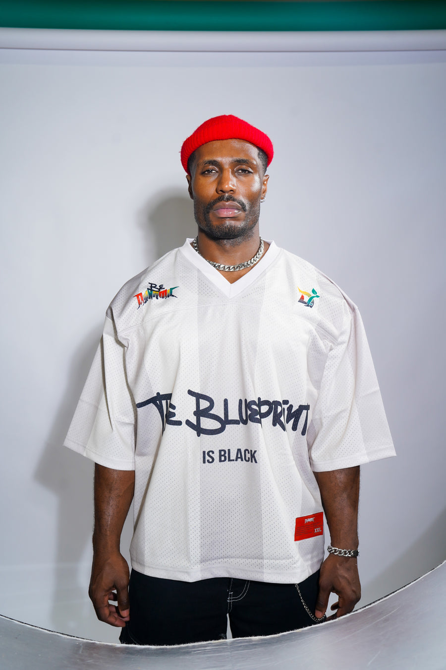 The Blueprint is Black Jersey (Cream)