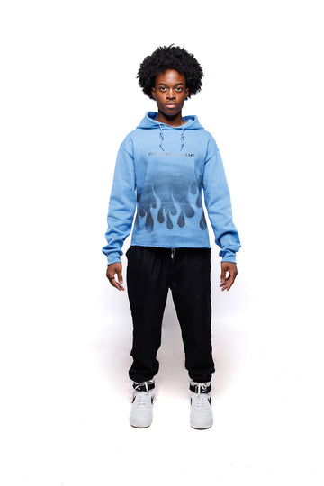 “Your Future Self is Rooting for You” Cropped Hoodie – Small
